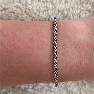 Sterling silver cuff bracelet